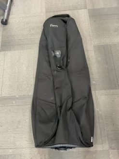 Used GOLF TRAVEL BAG SOFT Travel Bag Black