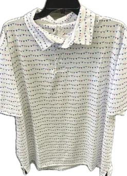 Used GREG NORMAN S.S. Golf Shirt M White 2X