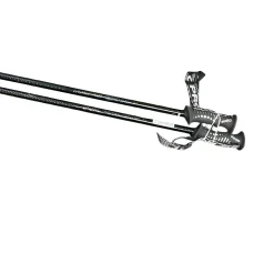 Used GRIPON SUBLIGRAP TECH SKI POLES Mens DH Ski Pole Black 125 cm / 50 in
