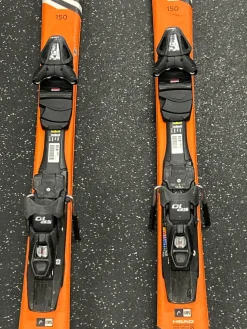 Used Head AMBITION SKIS Mens DH Ski/Binding Orange 150 cm