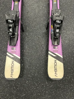 Used Head AMBITION Womens DH Ski/Binding Purple 130 cm