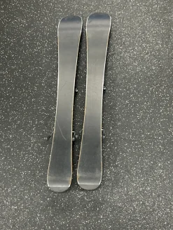 Used Head SUPER SHAPE TEAM Boys DH Ski/Binding Yellow 77 cm