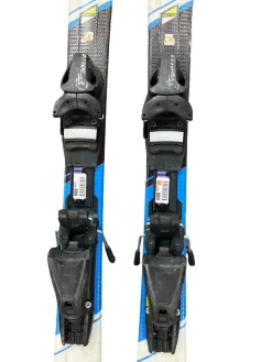 Used Head SUPER SHAPE TEAM Boys DH Ski/Binding Royal Blue 117 cm