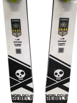 Used Head WORLD CUP REBELS I.SL RD Race Skis with Bindings 158 cm