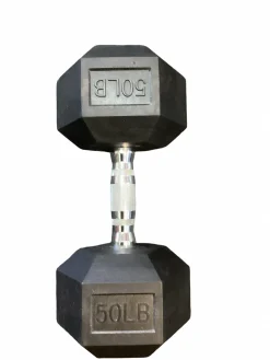 Used Hex Dumbbell (Each) 50 lb
