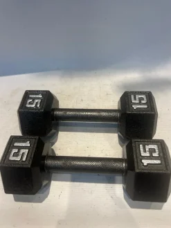 Used Hex Dumbbell (Each) 15 lb