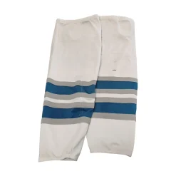 Used Hockey Sock Carolina Blue And White 29"