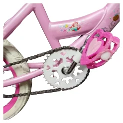 Used Huffy DISNEY PRINCESS Training Wheel Bike Girls Pink 16"