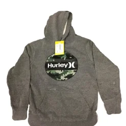 Used Hurley Youth Long Sleeve Hoodie Grey