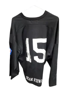 Used Ice World Hockey Practice Jersey Black Senior