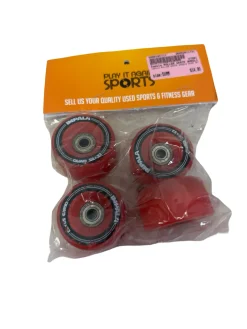Used Impala ROLLER SKATE WHEELS w/ Bearings 4PK 58x32