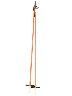 Used 56 INCH Mens XC Ski Poles Brown 140 cm / 56 in