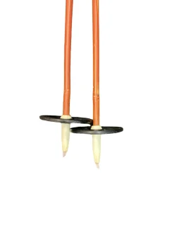 Used 56 INCH Mens XC Ski Poles Brown 140 cm / 56 in