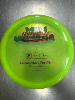 Used Innova CHAMPION TEE BIRD Disc Golf Driver Optic Yellow