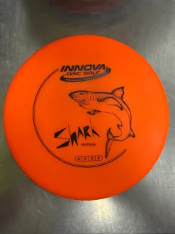 Used Innova DX SHARK Disc Golf Driver Neon Orange