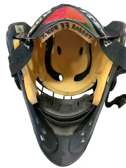 Used Itech GOALIE HELMET Inter Goalie Helmet/Mask Black One Size