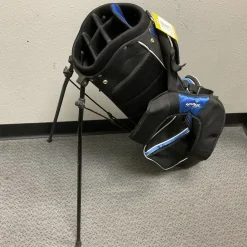Used Itech Mens Stand Bag Black And Carolina Blue