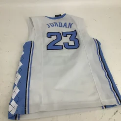 Used JORDAN UNC 23 YTH SM JERSEY Sleeveless Spirit Wear Y SM
