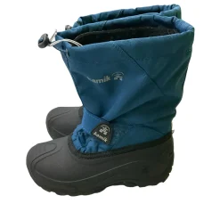 Used Kamik Snow/Hunt/Hike Boots Y Navy Blue Junior 01