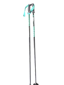 Used K2 COMPOSITE SKI POLES Boys DH Ski Pole Black 110 cm / 44 in