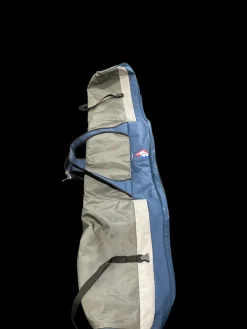 Used K2 DH Ski Travel Bag White/Black/Royal