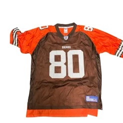 Used KELLEN WINSLOW BROWNS JERSEY FB Top Adult Orange XL