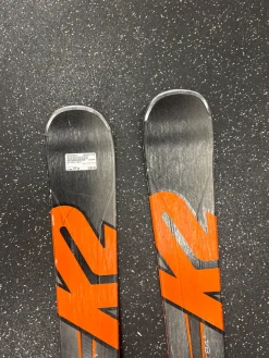 Used K2 KONIC SKIS Mens DH Ski/Binding Orange 177 cm