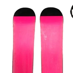 Used K2 LUV BUG 120 Girls DH Ski/Binding Pink 110 cm