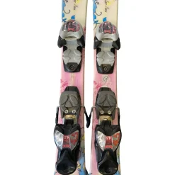 Used K2 LUV BUG Girls DH Ski/Binding Pink 90 cm