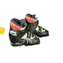 Used K2 LUVBUG 2 Girls DH Ski Boot Black 205 MP - J01