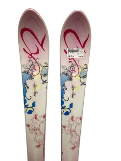 Used K2 LUV BUG Womens DH Ski/Binding Pink 135 cm