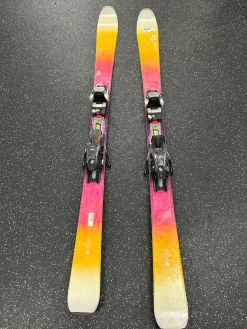 Used K2 LUV STRUCK 80 Womens DH Ski/Binding Purple 156 cm