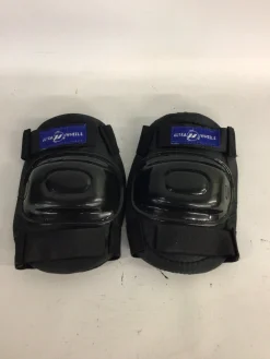 Used KNEE PADS Bike Shin Guards Black SM