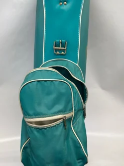 Used Knight BLUE LEATHER BAG Womens Cart Bag Royal Blue