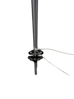 Used KOMPERDELL ION STORM Mens Ski Poles 115 cm / 46 in
