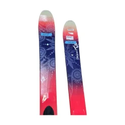 Used K2 OOLALUV 85TI Womens DH Ski/Binding Red 163 cm