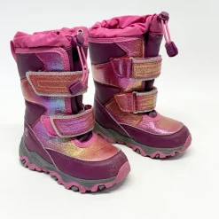 Used LANDS ENDY Pink Snow Boots Youth 07.0