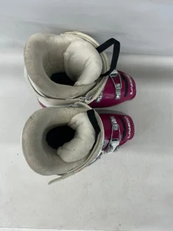 Used Lange STARLET 60 Girls DH Ski Boot Purple 195 MP - Y13