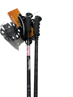 Used LEKI DETECT Ski Poles Black 120 cm / 48 in