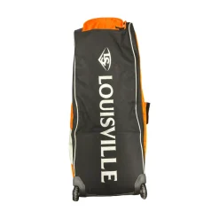 Used Louisville Slugger ORANGE WHEELED BAG BB/SB Player Wheeled Bag Orange