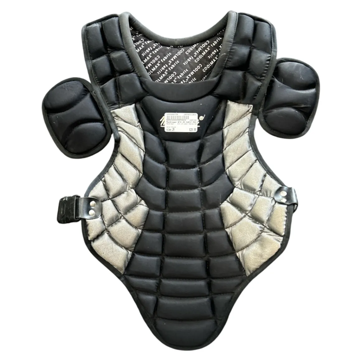 Used MacGregor B74 JR CHEST PROTECTOR Catchers Chest Protector Black Junior