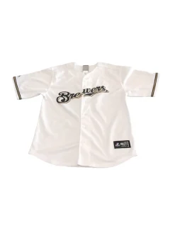 Used Majestic BB/SB Jersey White SM