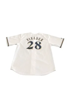 Used Majestic BB/SB Jersey White SM