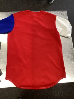 Used Majestic LA DODGERS BB/SB Jersey White/Royal/Red MD