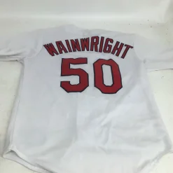 Used Majestic ST LOUIS CARDINALS WAINWRIGHT 50 SR MD S.S. Spirit Wear M MD