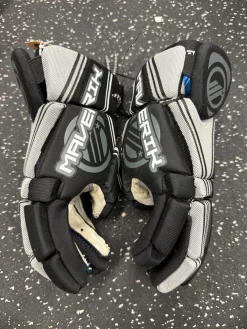 Used Maverik CHARGER Lacrosse Gloves Junior Black 10