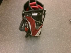 Used Maxfli BLACK MAX Jr Stand Bag Red