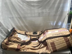 Used Maxfli SOFT CASE TRAVEL BAG WHEELED Travel Bag Brown