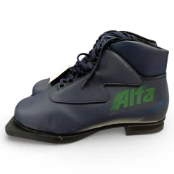 Used Mens 75MM XC Ski Boots Royal Blue M 08.5-09 / W 09-09.5