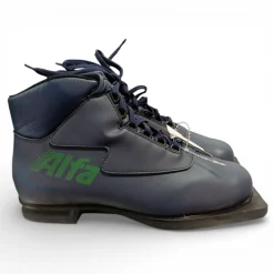 Used Mens 75MM XC Ski Boots Royal Blue M 08.5-09 / W 09-09.5